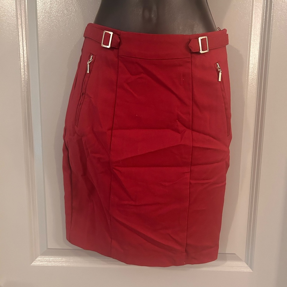 Wine Red Skirt